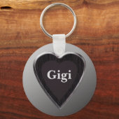 Gigi Heart Keychain Schlüsselanhänger (Vorderseite)