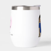 Gigi Hey schönes Pink Familie Foto Wasserflasche (Links)