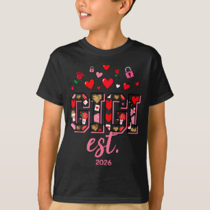 Gigi ist 2026 Valentinstag Herzen Rosen Lustig Neu T-Shirt