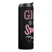 GiGi ist mein Name zu heiraten ist meine Großmutte Thermosbecher (Nach links gedreht)