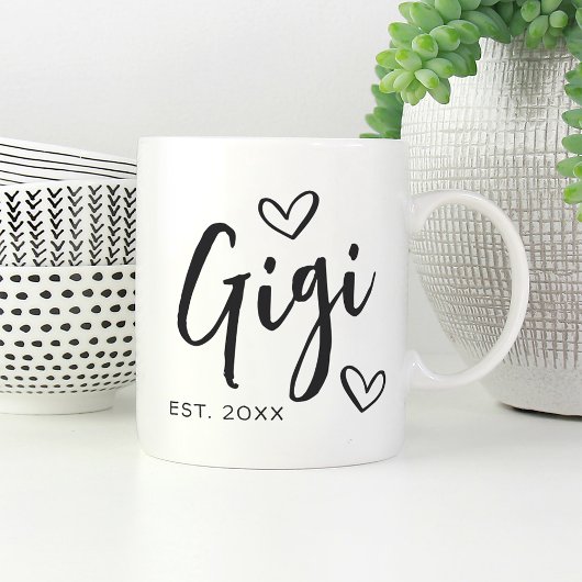 Gigi Jahr gegründete Oma Kaffeetasse