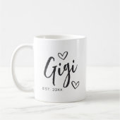Gigi Jahr gegründete Oma Kaffeetasse (Links)