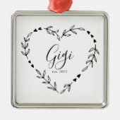 Gigi Jahr Osten. Weihnachtsschmuck Keramik (Vorne)