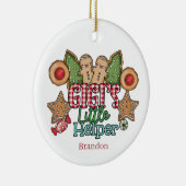 Gigi kleiner Helfer hinzufügen Name Nachricht Weih Keramik Ornament (Rechts)