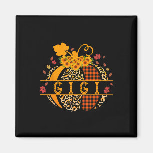 Gigi Leopard Druckpumpe für Großmutter Gigi Frauen Magnet