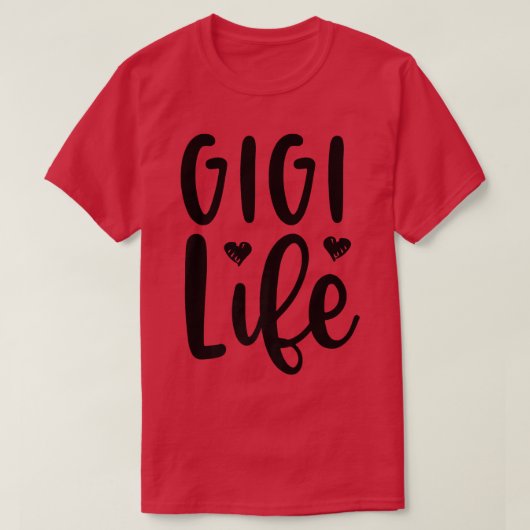 Gigi Life Mütter Day Oma Großmutter Nana Ret T-Shirt (Design vorne)