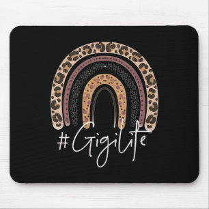 Gigi Life Oma Cheetah Leopard Frauen Weihnachten Mousepad