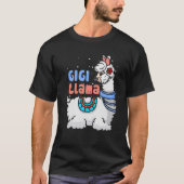 Gigi Llama Matching Familie Weihnachten Pajamas Ge T-Shirt (Vorderseite)