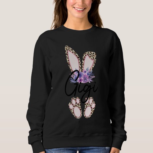Gigi Oaster Leopard Bunny Gigi Ostertag Sweatshirt (Vorderseite)