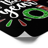 Gigi Of The 1 Year Old Football First Birthday Boy Poster (Ecke)