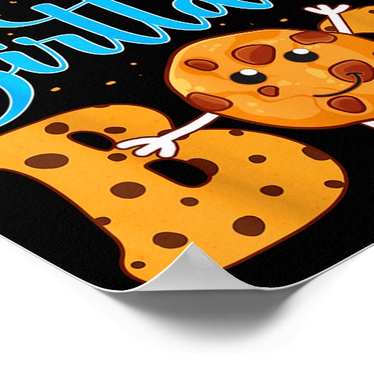 Gigi Of The Birthday Boy Milk And Cookies 1st Birt Poster (Ecke)