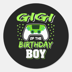 Gigi of the Birthday Boy Video Game Dekorationen Runder Aufkleber