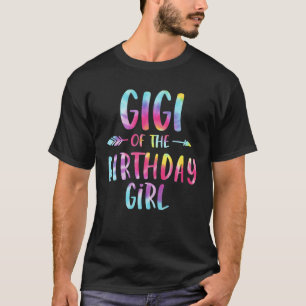 Gigi of the Birthday for Girl Gefärbte Krawatte Co T-Shirt