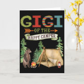 Gigi Of The Happy Camper First Birthday Camng Karte (Gelbe Blume)