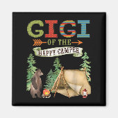 Gigi Of The Happy Camper First Birthday Camng Magnet (Vorne)