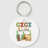 Gigi Of The Happy Camper First Birthday Camng Schlüsselanhänger (Vorderseite)