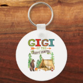 Gigi Of The Happy Camper First Birthday Camng Schlüsselanhänger (Vorderseite)