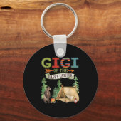 Gigi Of The Happy Camper First Birthday Camng Schlüsselanhänger (Vorderseite)