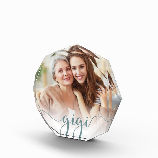 Gigi Oma Script Overlay Fotoblock (Rechts)