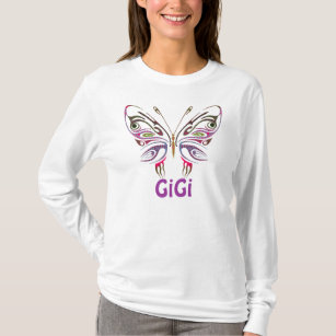 GiGi personalisierter Schmetterling T-Shirt