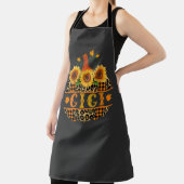 GiGi Pumpkin Leopard Print Sunflower Buffalo Karie Schürze (InSitu)