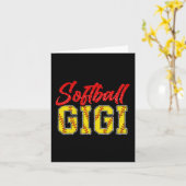 Gigi Retro Groovy Loud Proud Sport Game Catcher Karte (Gelbe Blume)