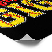 Gigi Retro Groovy Loud Proud Sport Game Catcher Poster (Ecke)