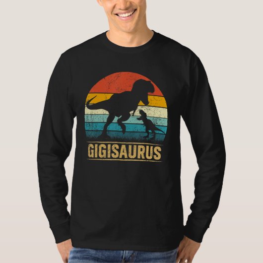 Gigi Saurus T Rex Dinosaur Gigisaurus Funny Mother T-Shirt (Vorderseite)