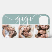 Gigi Script Oma Foto Collage Case-Mate iPhone Hülle (Rückseite (Horizontal))