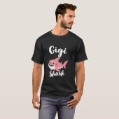 Gigi Shark Mother's Day Oma Funny T-Shirt (Vorne ganz)