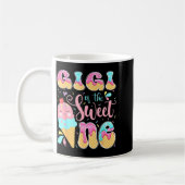 Gigi Sweet One Eiscreme Grafik Kunst Kaffeetasse (Links)