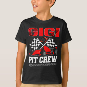 Gigi T Crew Rennfamilien-Rennwagen Geburtstagsjung T-Shirt