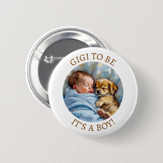 Gigi to Be | Babydusche Button (Vorne & Hinten)