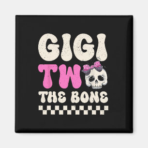 Gigi Two The Bone Halloween 2. Geburtstagsmädchen Magnet