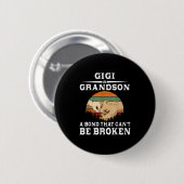 Gigi und Grandson eine Anleihe, die nicht zerbroch Button (Vorne & Hinten)