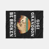 Gigi und Grandson eine Anleihe, die nicht zerbroch Fleecedecke (Vorderseite (Horizontal))