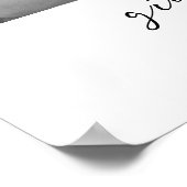 Gigi und ich Personalisiertes Bildergeschenk für O Poster (Ecke)