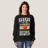 Gigi vom Bowler-Tag-Bowling-Party Sweatshirt (Vorne ganz)