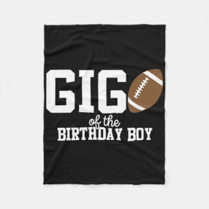 Gigi vom Geburtstag Boy Football Lover First Birt Fleecedecke