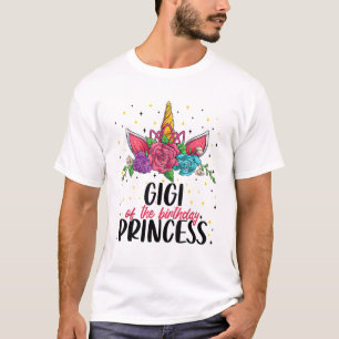 Gigi vom Geburtstagsmädchen Einhorn Bday Girl Part T-Shirt