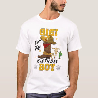 Gigi vom Geburtstagsthema Cowboy Party Funny T-Shirt