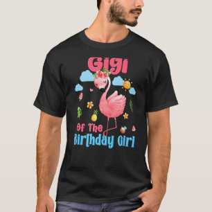 Gigi von den Schwestern Tropical Flamingo Famile T-Shirt