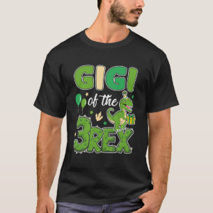 Gigi von der drei Rex Geburtstag Dinosaurier Famil T-Shirt