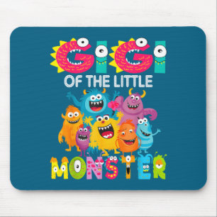 Gigi von Little Monster 1. Geburtstags-Jungen-Part Mousepad