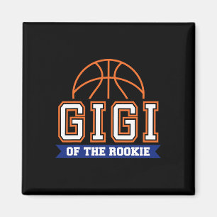 Gigi von Rookie 1. Geburtstag Basketball Thema Mat Magnet