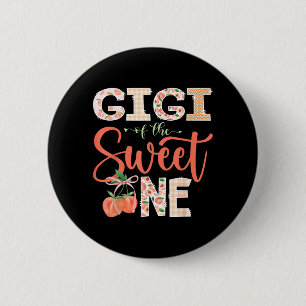 Gigi von The Sweet One Peach 1. Geburtstagskind Button