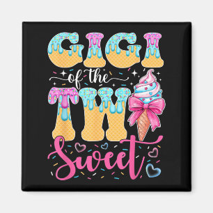 Gigi von The Two Sweet zum 2. Geburtstag Mädchen E Magnet