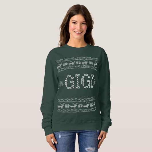 GIGI-Weihnachtsgeschenk Sweatshirt (Vorne ganz)