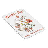 Gigi Wildblume Floral Magnet (Rechte Seite)
