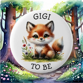 Gigi | Woodland Themed Baby Dusche Button
